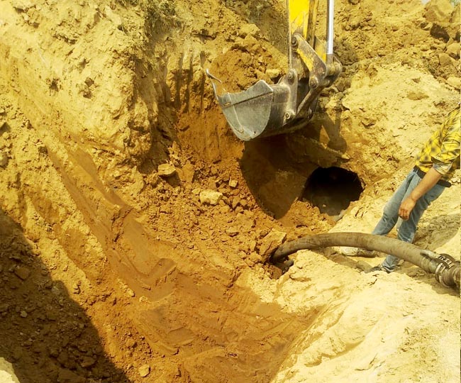 मथुराजालंधर तेल पाइपलाइन में सेंध छह मीटर सुरंग बना सात दिन से पेट्रोल